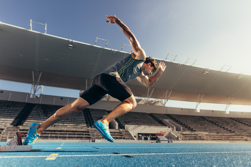 Athlete sprinting faster thanks to stem cell therapy